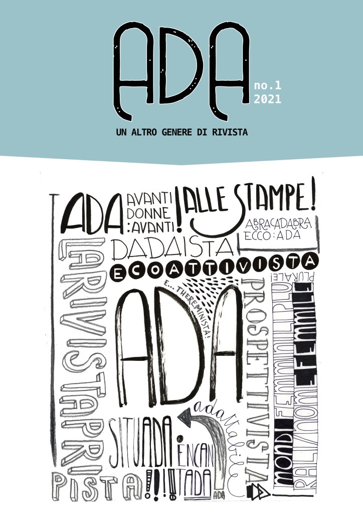 Primo numero di ADA un altro genere di rivista